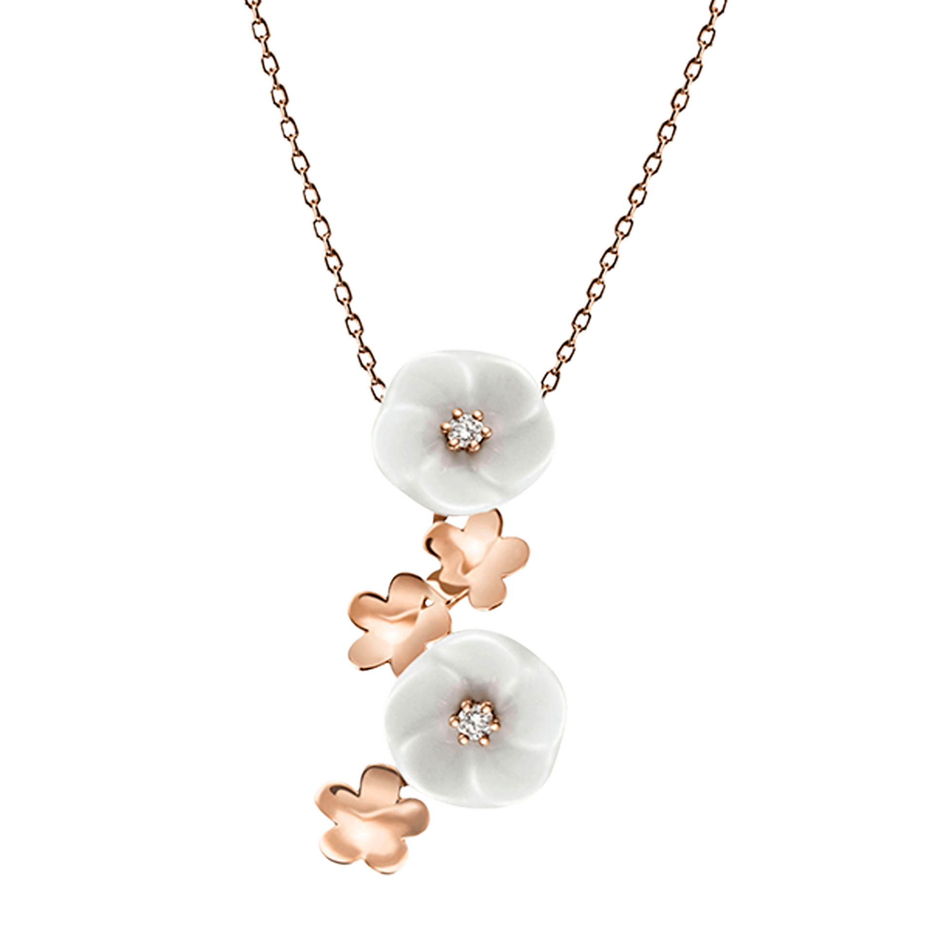 Collier, Royal Blossom Bouquet, 45 cm | Meissen Royal Blossom Collection mpj20bl186c45 - Meissen Weimar