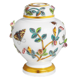 Deckelvase Blüten und Insekten, limitiert, H 13,5 cm | Meissen Limitierte Meisterwerke