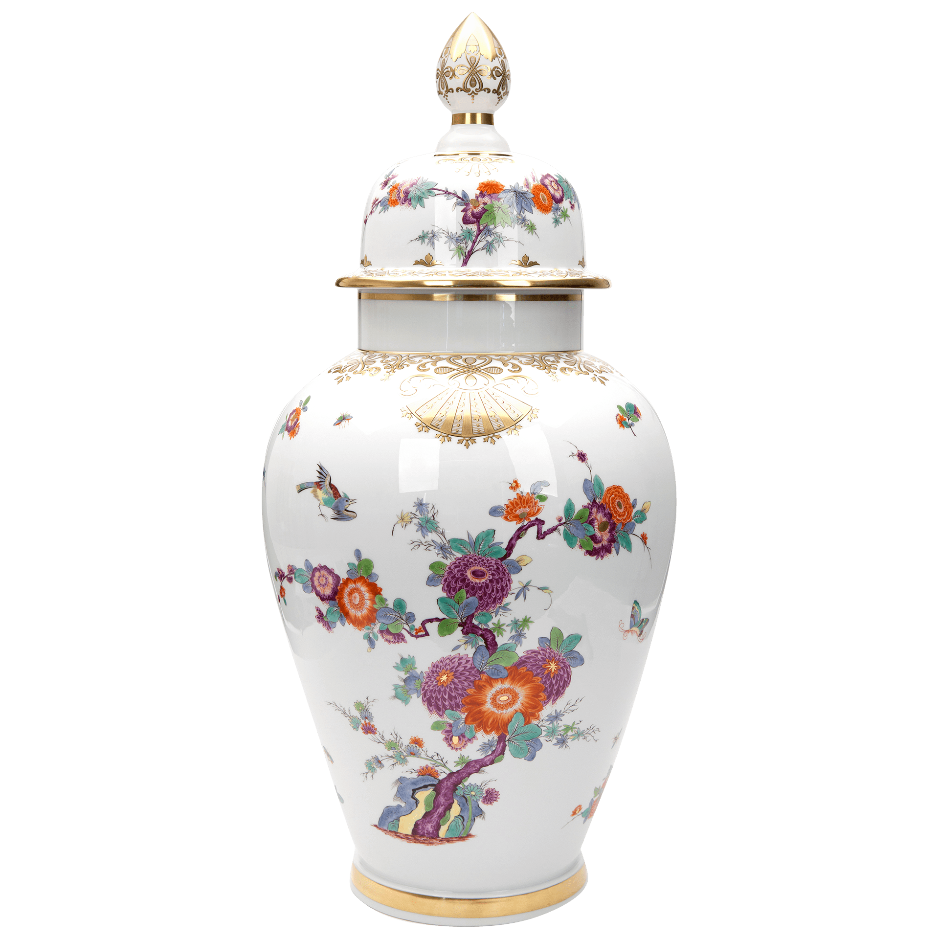 Deckelvase Exklusiv - Kollektion H 64 cm | Meissen Exklusiv - Kollektion 29a180 - 51116 - Meissen Weimar