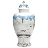 Deckelvase Four Mushrooms, H 38 cm, Unikat | Meissen Unikate