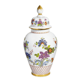 Deckelvase Indischer Malerei, H 64 cm | Meissen Exklusiv-Kollektion