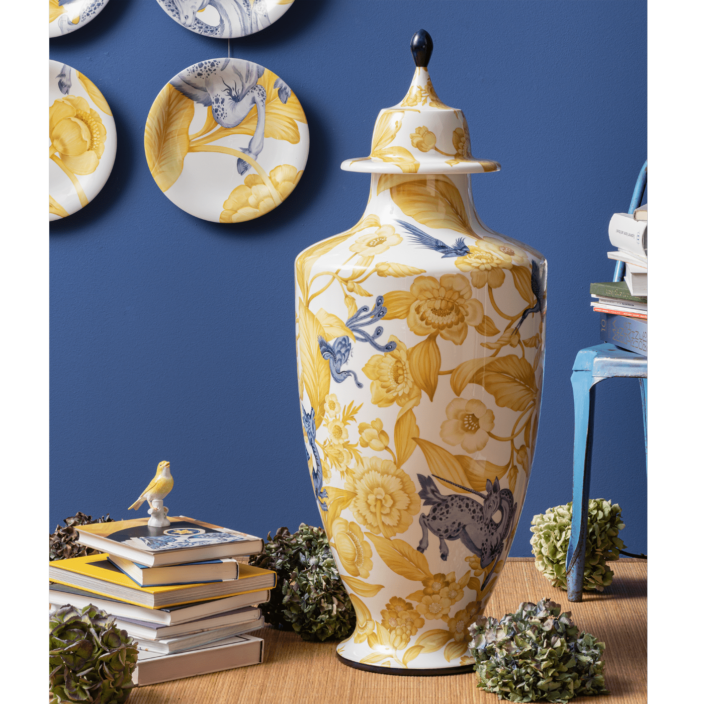 Deckelvase, Secret Garden, H 102 cm | Meissen Limitierte Meisterwerke 619784 - 51a50 - Meissen Weimar