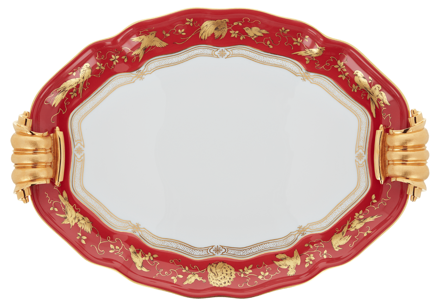 Dejeuner Tassen - Set Goldene Vögel und Blattranken 4 - Teilig | Meissen Limitierte Meisterwerke 265884 - c5518 - Meissen Weimar