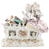 Designerfigur Zuckerbrot und Unterfangen, H 30 cm | Meissen Figuren Individuell