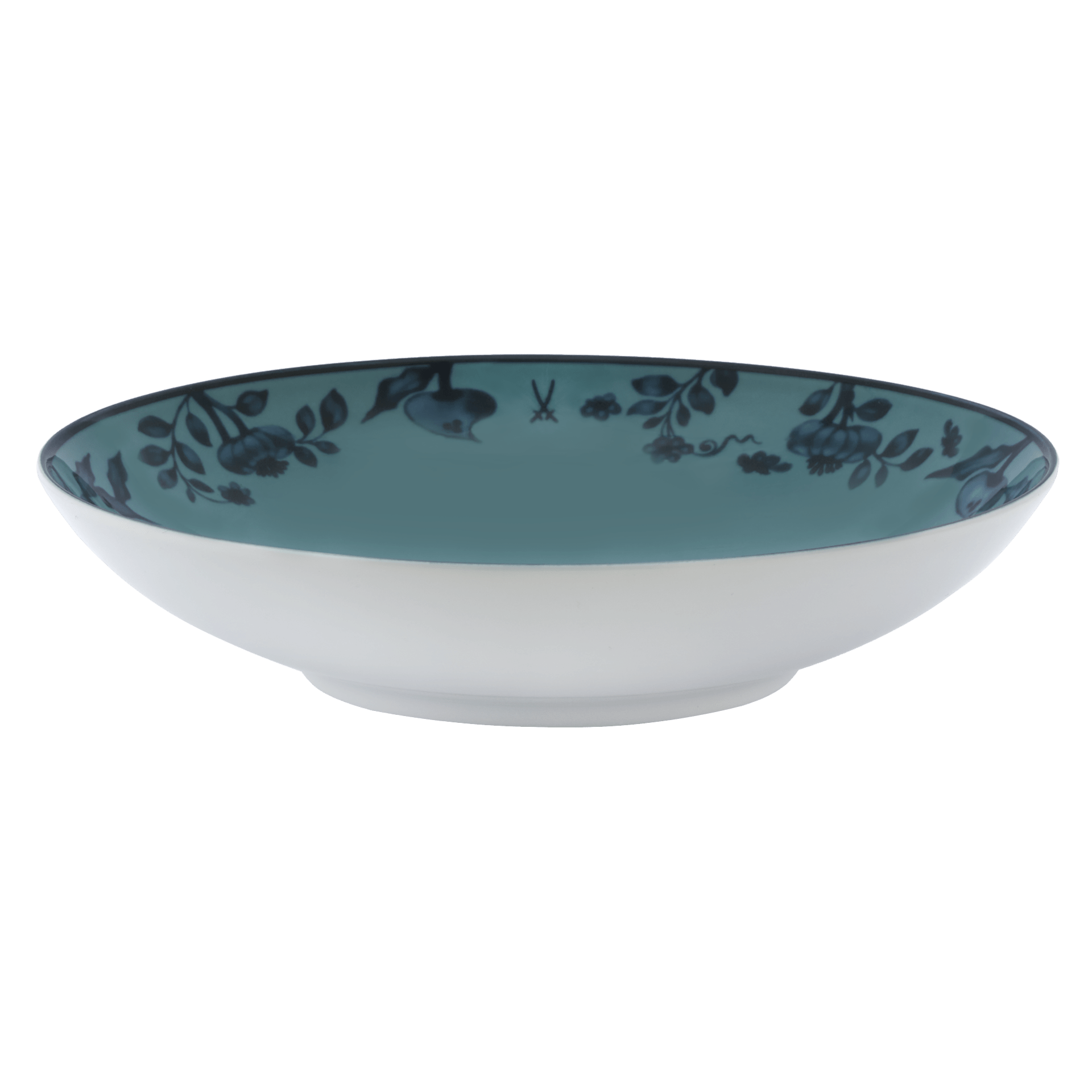 Dessertschale petrol Ø 18 cm | Meissen No.41 Zwiebelmuster 79b560-54069 - Meissen Weimar