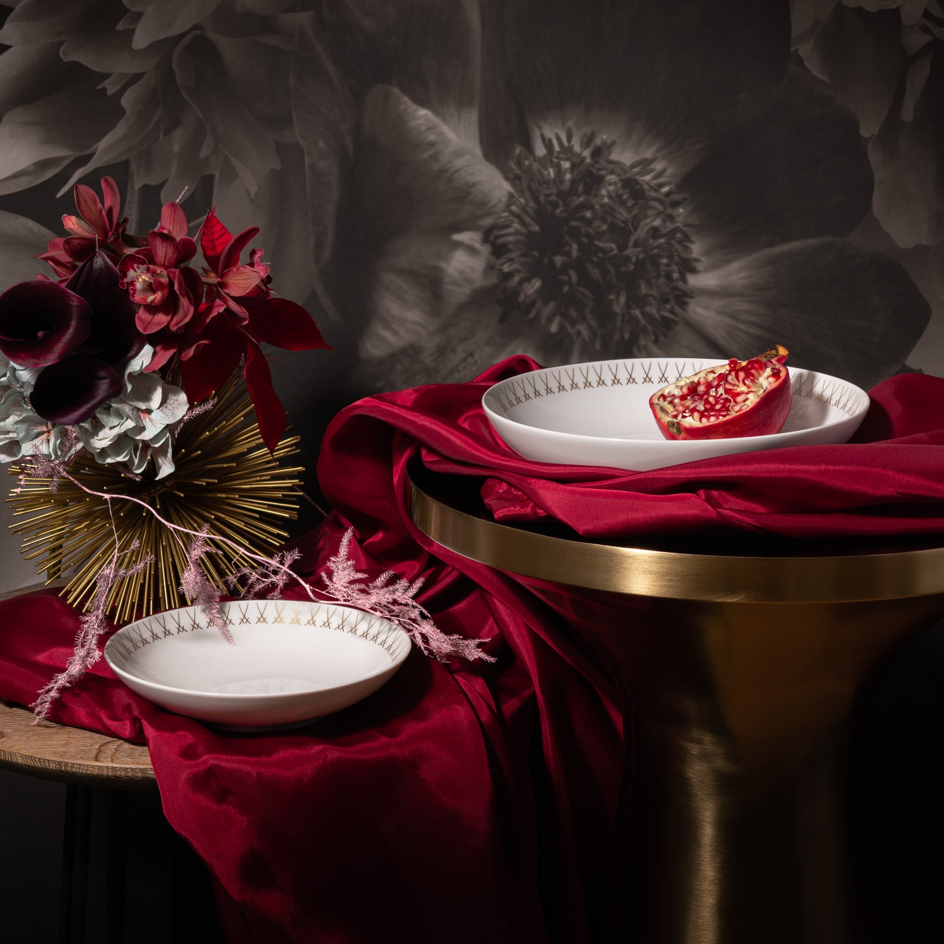 Dessertschale, Schwerterkante, Ø 18 cm | Meissen No.41 Swords Luxury Gold 79a221 - 54069 - Meissen Weimar