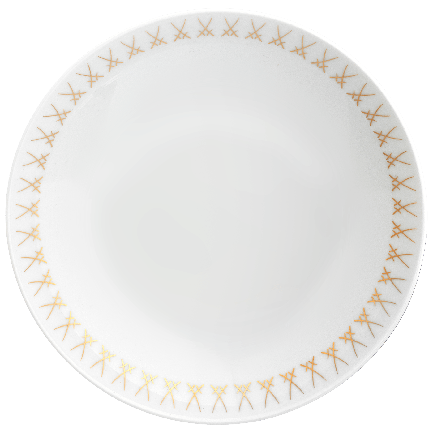 Dessertschale, Schwerterkante, Ø 18 cm | Meissen No.41 Swords Luxury Gold 79a221 - 54069 - Meissen Weimar