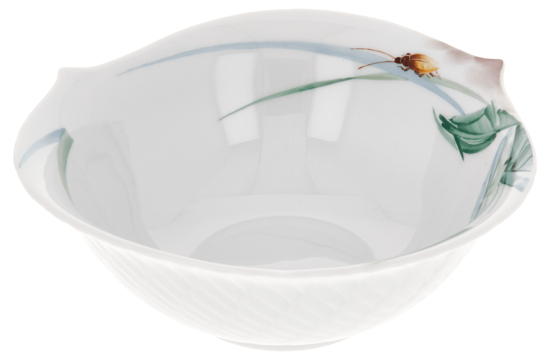 Dessertschale Waldflora Ø 14,5 cm | Meissen Wellenspiel Relief 614501 - 29411 - Meissen Weimar