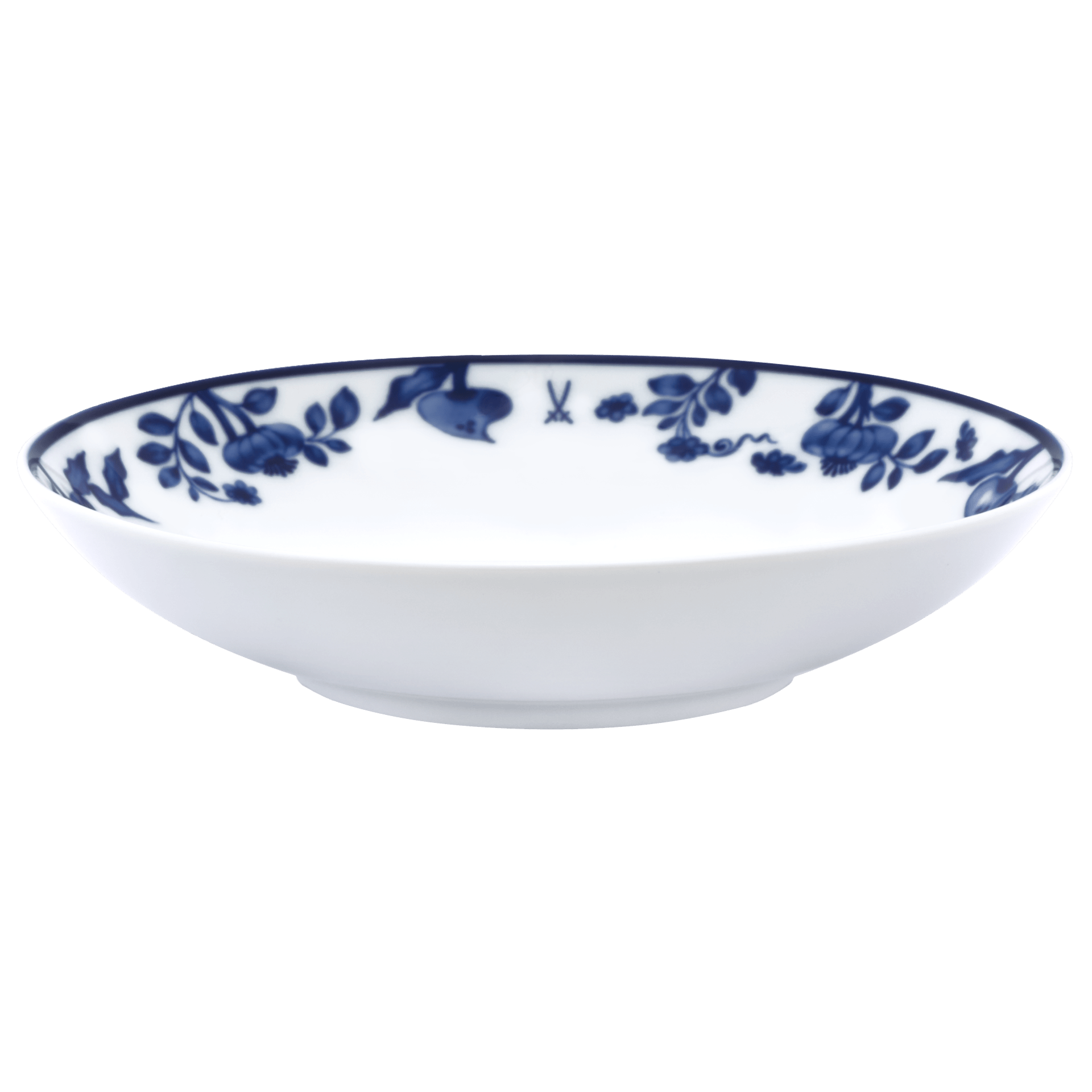 Dessertschale Weiß Ø 18 cm | Meissen No. 41 Noble Blue 79b500-54069 - Meissen Weimar