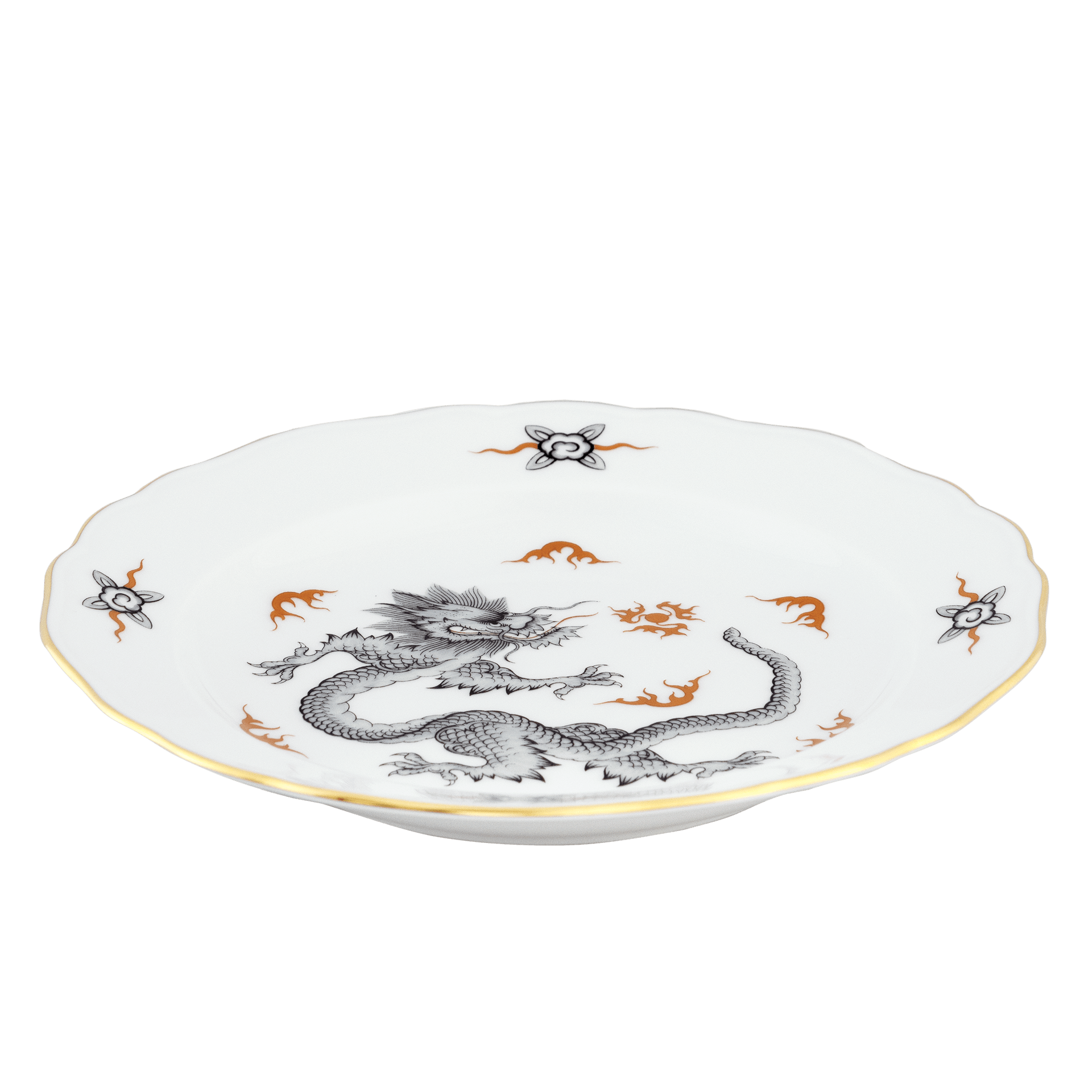 Dessertteller Ming Drache Ø 18 cm | Meissen Neuer Ausschnitt 33d010-00501 - Meissen Weimar