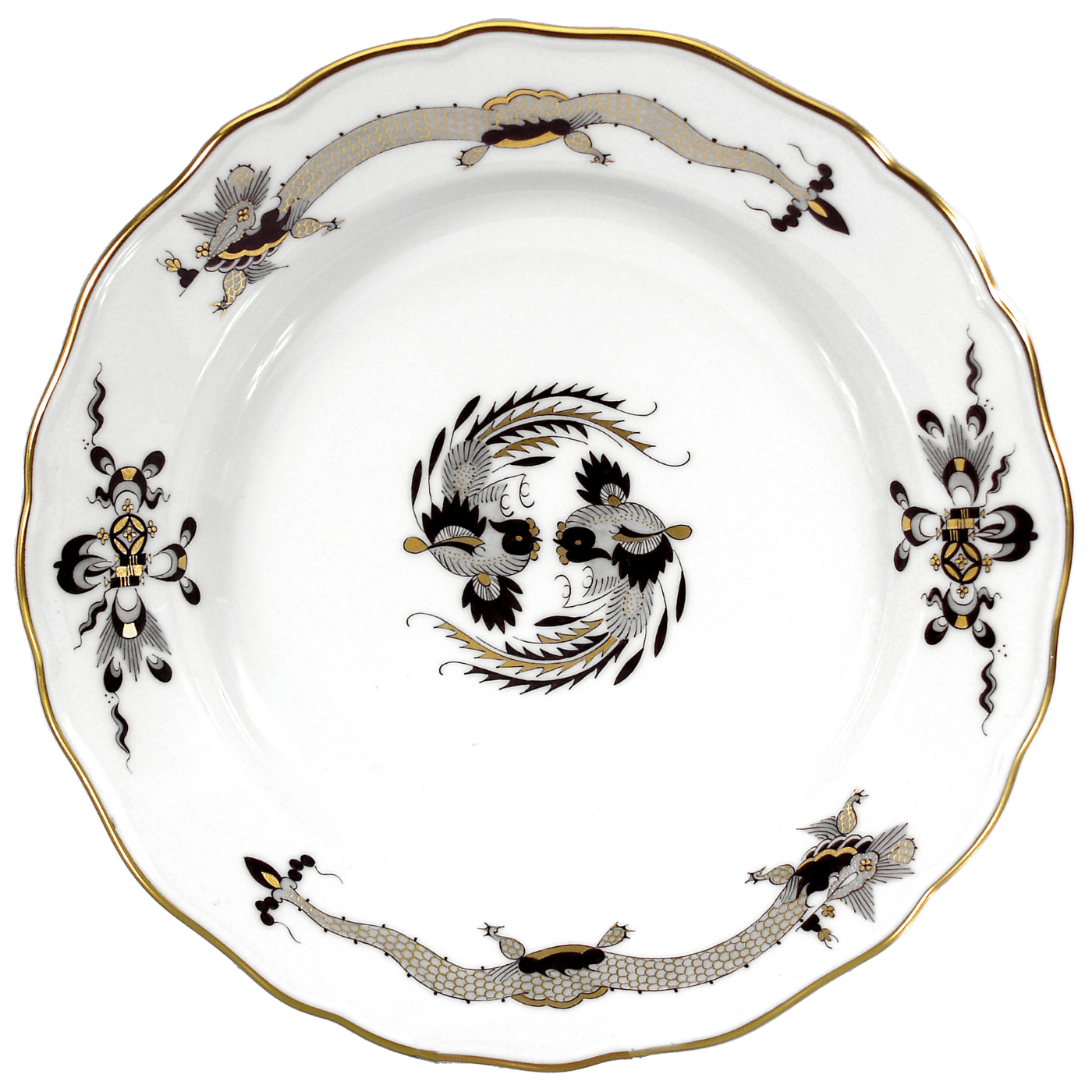 Dessertteller, Reicher Drache, Ø 20 cm | Meissen Neuer Ausschnitt 320010 - 00472 - Meissen Weimar