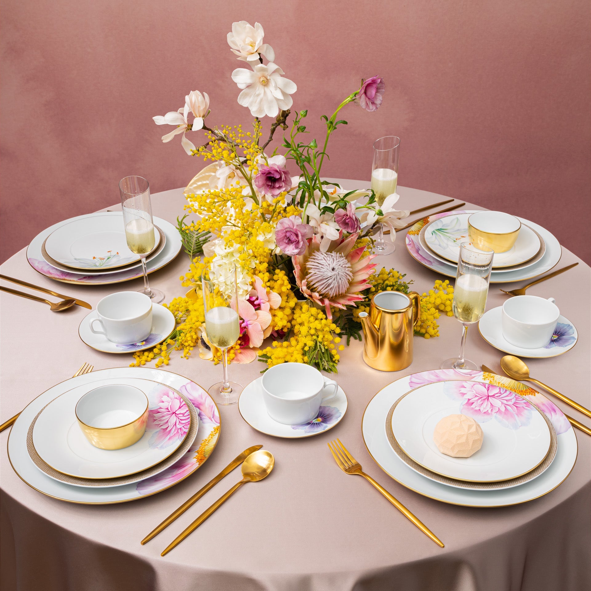 Dinner Teller, Tigerlily, Ø 24 cm | Meissen Cosmopolitan 61b159 - 37475 - Meissen Weimar