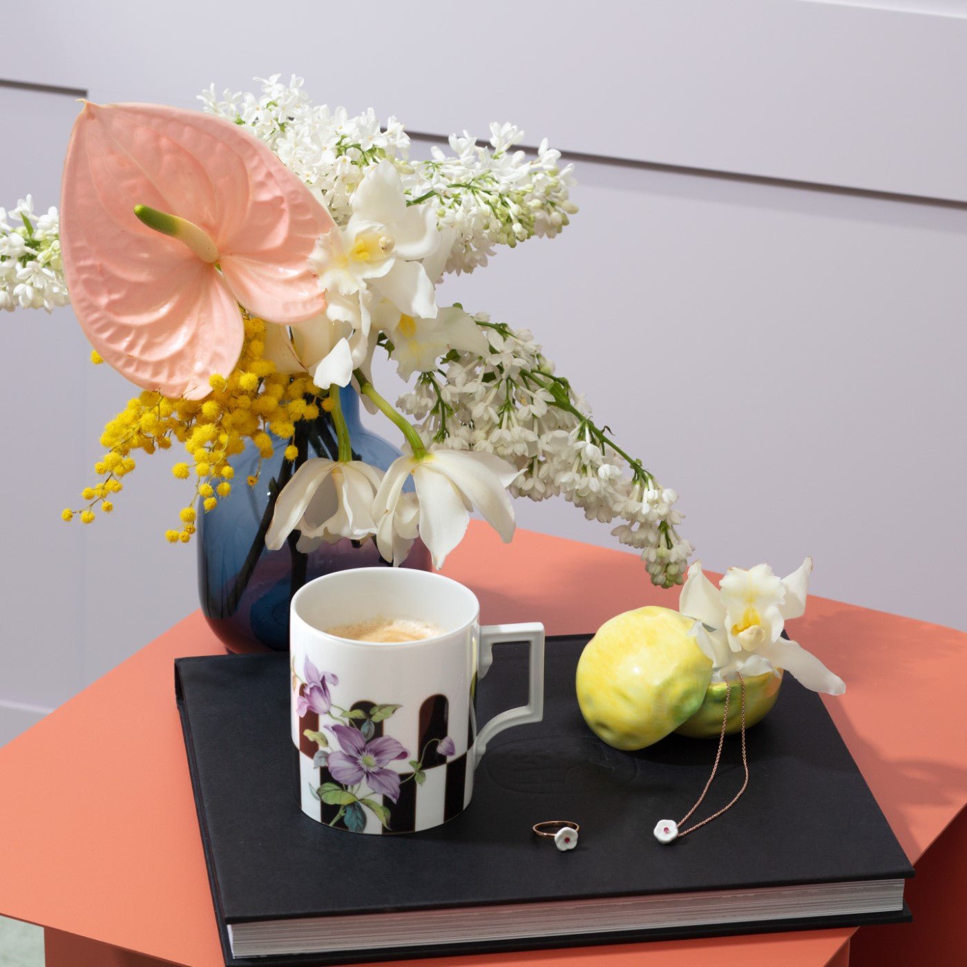 Dose, Bunt, L 7,5 cm | Meissen Dosen Kollektion "Orangerie" 900100 - 52254 - Meissen Weimar