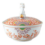 Dose "Glücksdrache genießt die Blumenwelt", Lim. 25, H 16,5 cm | Meissen Limited Edition