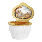 Dose, handbemalt Gold, H 6 cm | Meissen Limitierte Meisterwerke