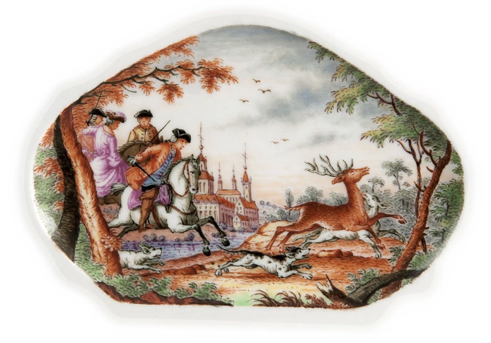 Dose, handbemalt Gold, H 6 cm | Meissen Limitierte Meisterwerke 278084 - 52m26 - Meissen Weimar