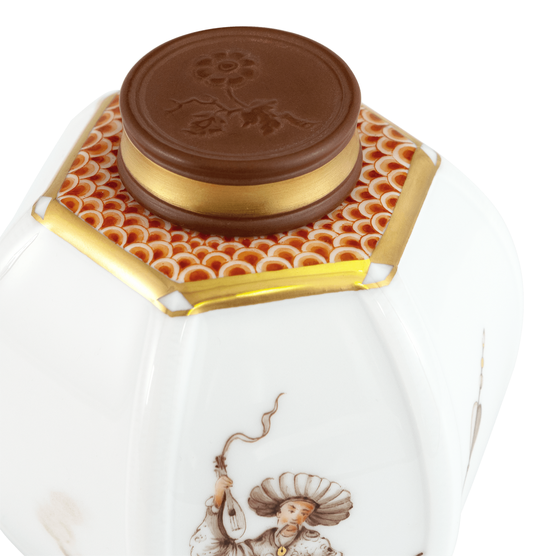 Dose "Höroldtsche Chinoiserien", Lim. 25, H 10,5 cm | Meissen Limited Edition 28A874-52B01 - Meissen Weimar