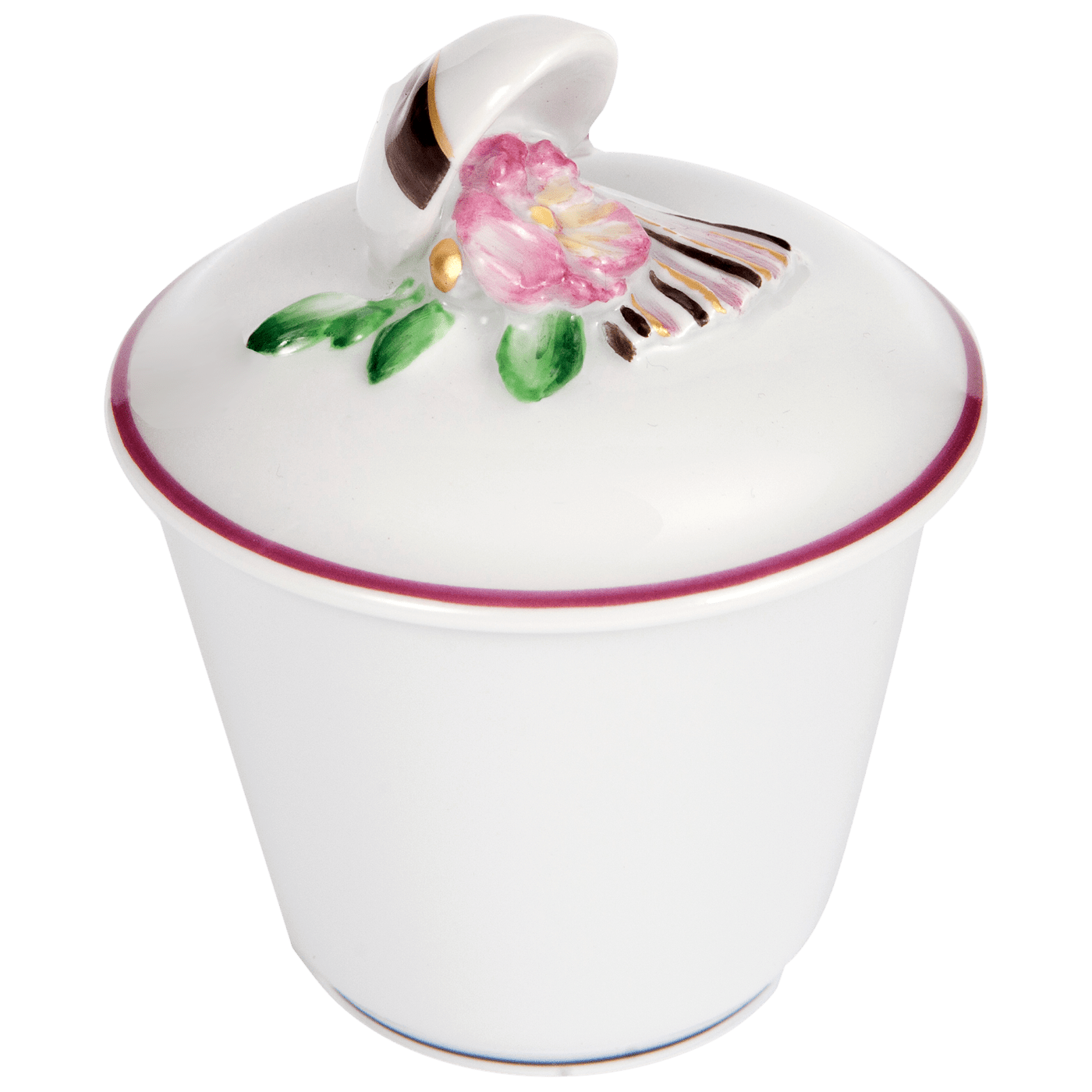 Dose limitiert handbemalt, H 7,5 cm | Meissen Limitierte Meisterwerke 90a374 - 52114 - Meissen Weimar
