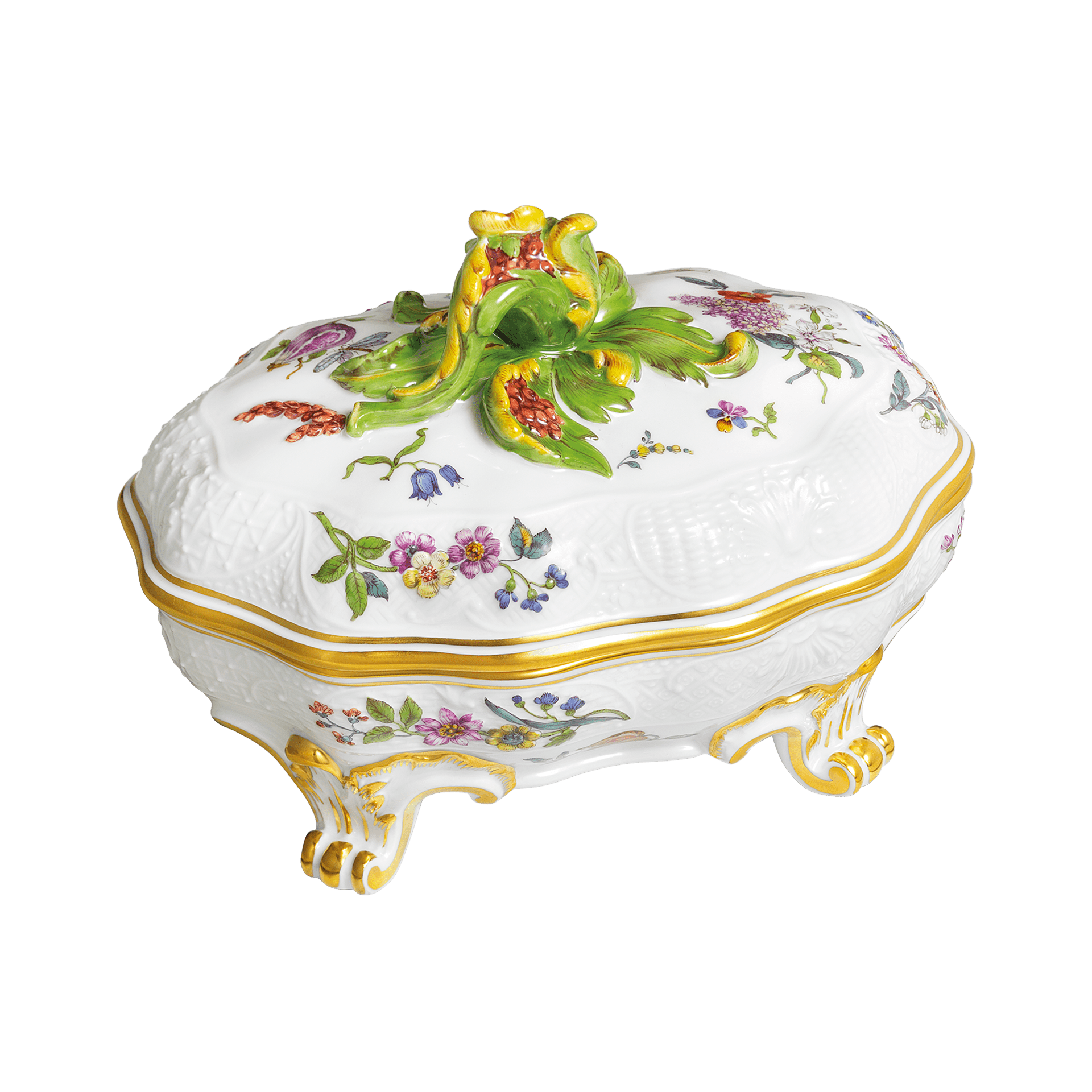 Dose mit Pfefferschote, Limitierte Meisterwerke, H 11,5 cm | Meissen Limitierte Meisterwerke 208684 - 55524 - Meissen Weimar
