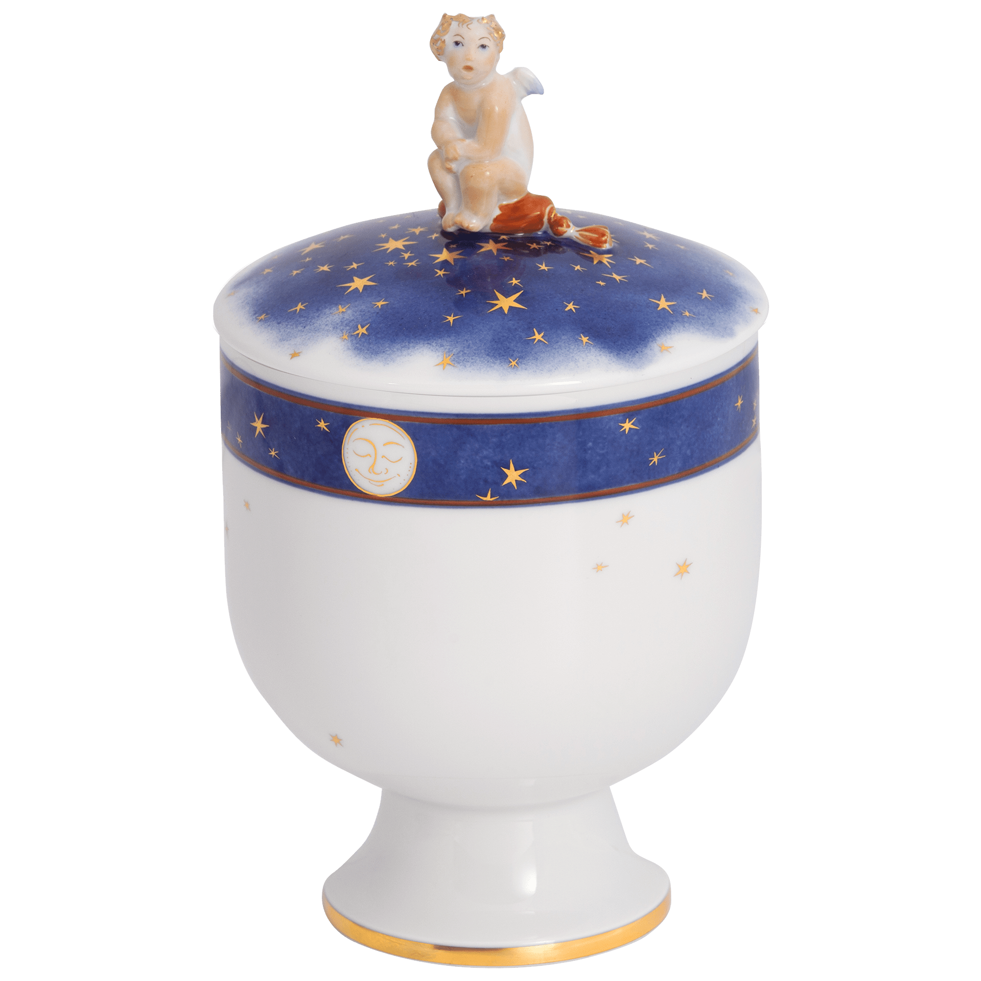 Dose, Nachthimmel, H 17,5 cm | Meissen Limitierte Meisterwerke 71a174 - 52112 - Meissen Weimar