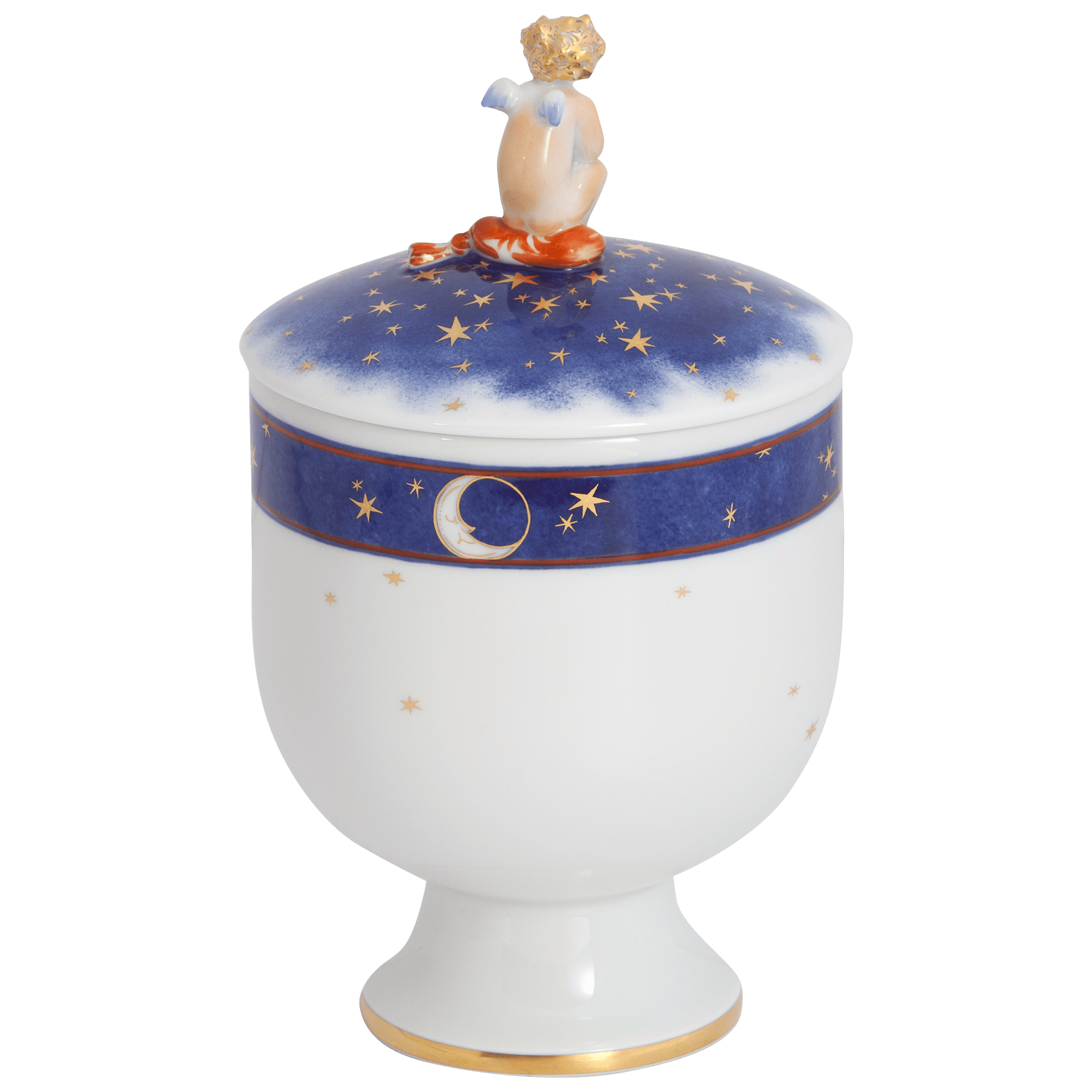 Dose, Nachthimmel, H 17,5 cm | Meissen Limitierte Meisterwerke 71a174 - 52112 - Meissen Weimar