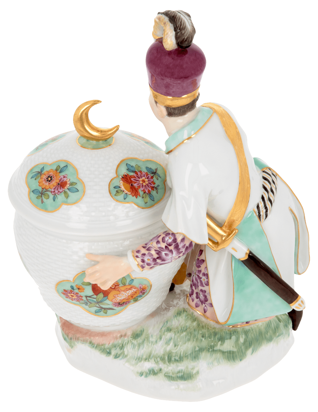Dose Orientale an Dose, H 19 cm, limitiert | Meissen Limitierte Meisterwerke 90a684 - 73006 - Meissen Weimar