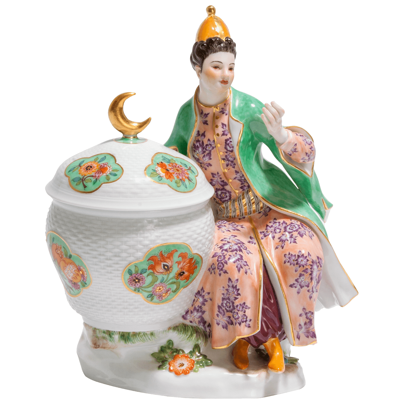 Dose Orientalin Limitiert, H 18 cm | Meissen Limitierte Meisterwerke 90a684 - 73003 - Meissen Weimar