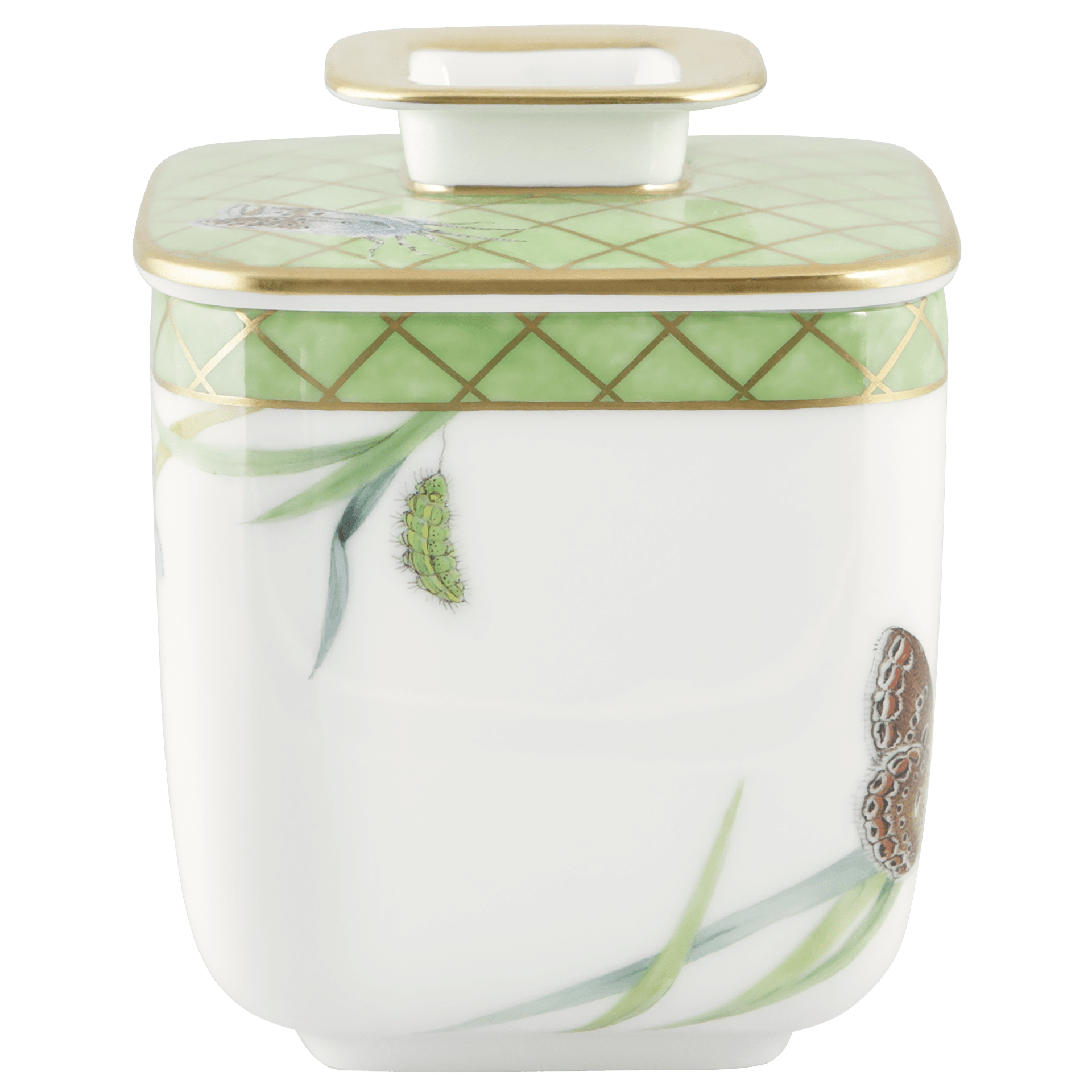 Dose Schmetterlinge auf Gräsern, Lim. 50, H 11 cm | Meissen Limited Edition 20A374-52991 - Meissen Weimar