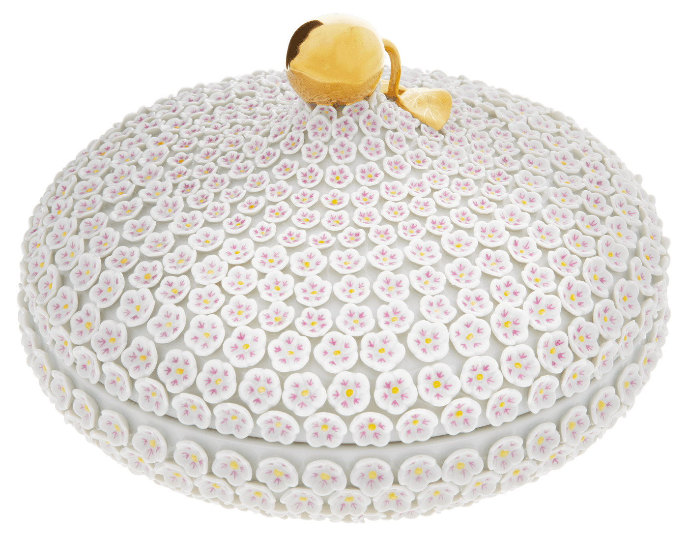 Dose Schneeballblüten, Weiß, H 11,3 cm | Meissen Exklusiv - Kollektion 900380 - 82380 - Meissen Weimar