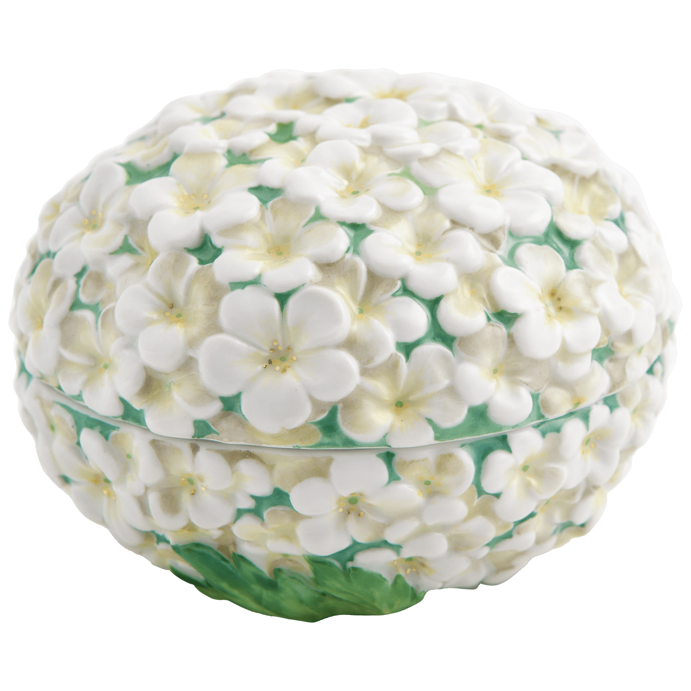 Dose, Schneeballblütenrelief, H 7 cm | Meissen Limitierte Meisterwerke 238784 - 82386 - Meissen Weimar