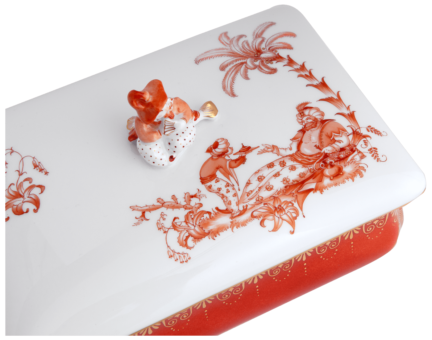 Dose Sitzender Chinese, limitiert, L 15 cm | Meissen Fine Dining 57a174 - 52650 - Meissen Weimar