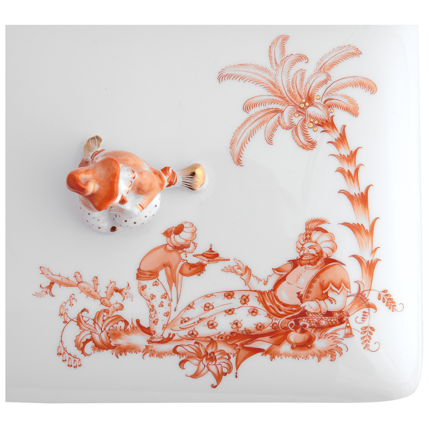 Dose Sitzender Chinese, limitiert, L 15 cm | Meissen Fine Dining 57a174 - 52650 - Meissen Weimar