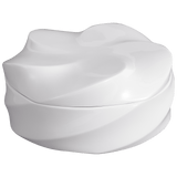 Dose, "Twist", groß, Weiß, Ø 16,5 cm | Meissen Dosen Kollektion