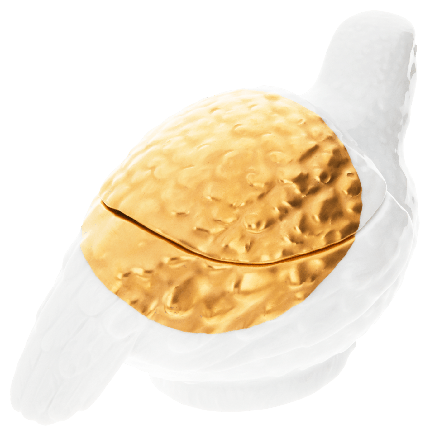 Dose Wachtel Goldpunkte H 10,5 cm | Meissen Atelier - Edition 65o009 - 77102 - Meissen Weimar