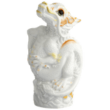 Drache 2024, Bunt und gold staffiert, leicht, H 13 cm | Meissen Figuren chinesisches Jahrestier