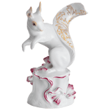 Eichhörnchen, Goldener Arkanthus, H 14 cm | Meissen Einzelplastik