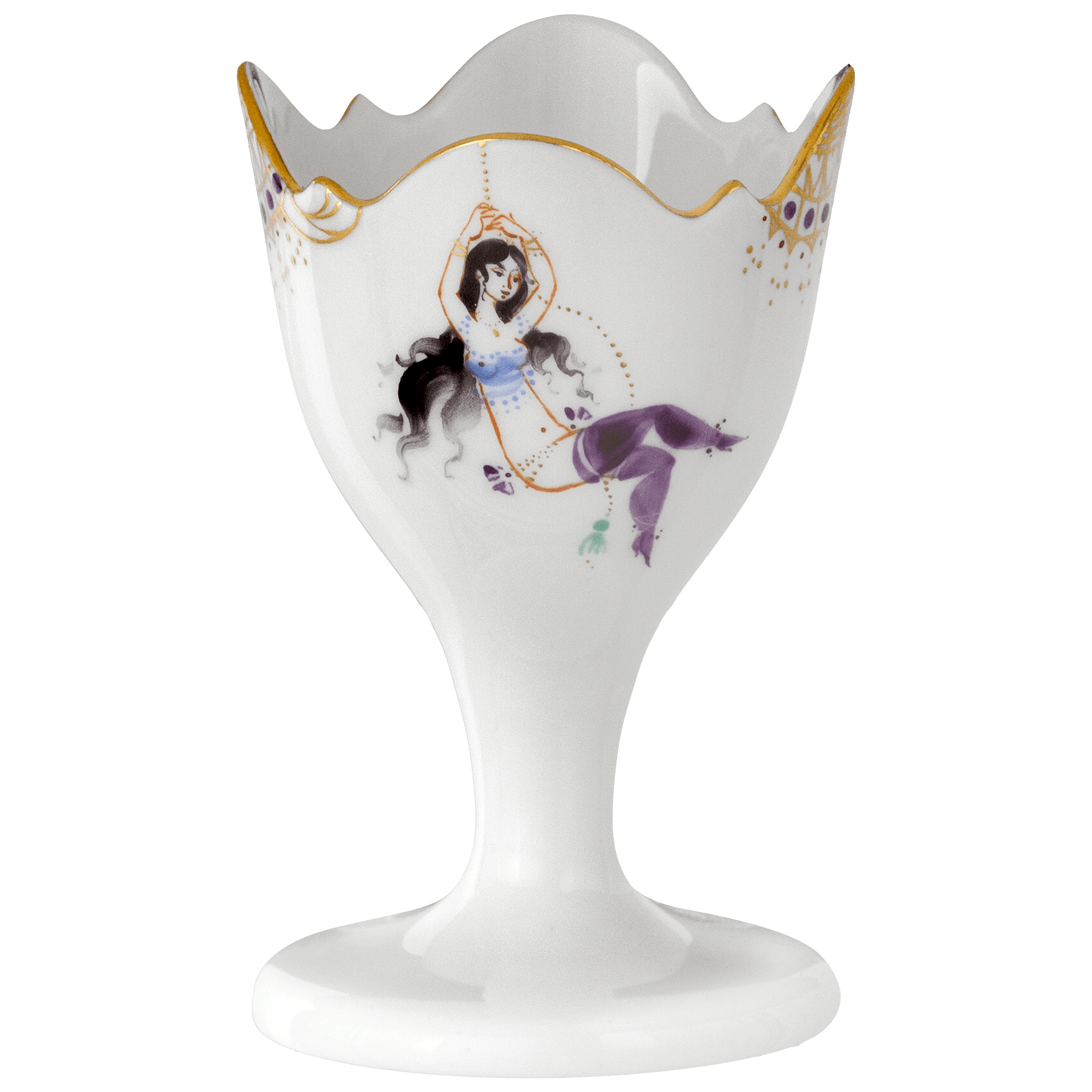 Eierbecher 1001 Nacht, H 8,8 cm | Meissen Großer Ausschnitt 680710 - 23179 - Meissen Weimar