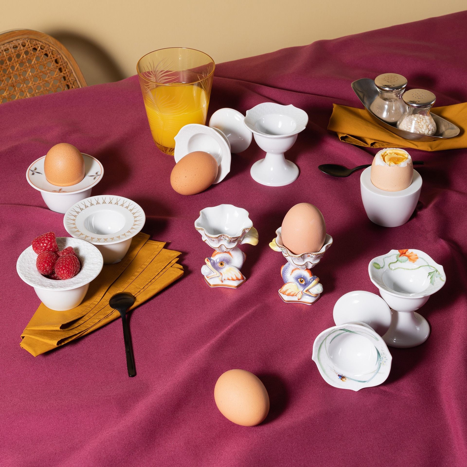 Eierbecher, Weiß, Ø 8,5 cm | Meissen No.41 Royal Blossom 000001 - 42179 - Meissen Weimar