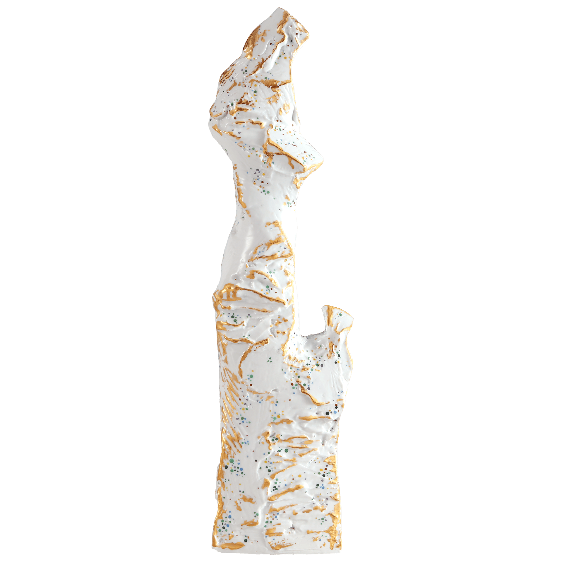 Einzelfigur Abstrakt Confetti, Porzellan, H 34 cm | Meissen Figuren Individuell 930129 - 90307 - Meissen Weimar