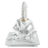 Einzelfigur Affe Porzellanmaler, H 37 cm | Meissen Figuren-Edition Affenkapelle