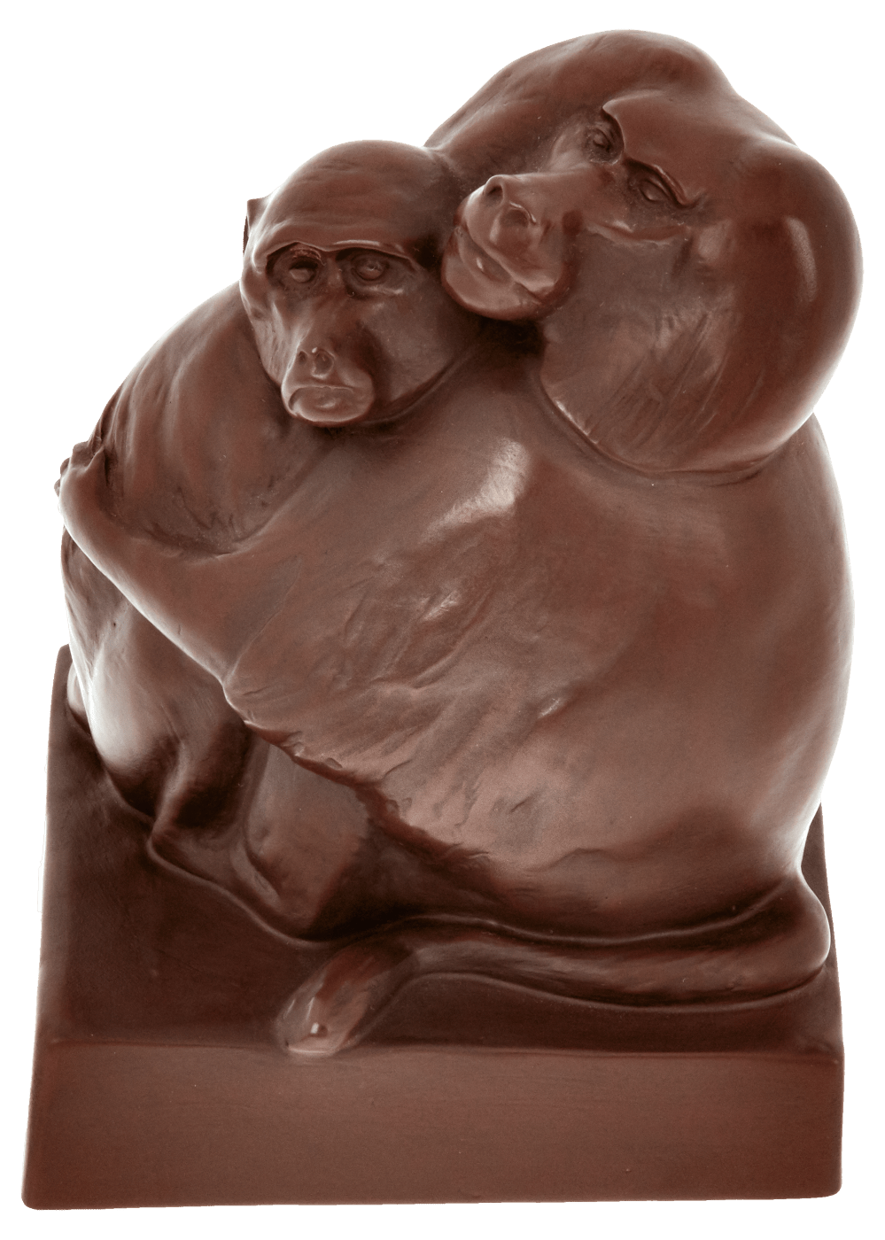 Einzelfigur Affengruppe Böttgersteinzeug H 10,5 cm | Meissen Böttgersteinzeug 000002 - 86199 - Meissen Weimar