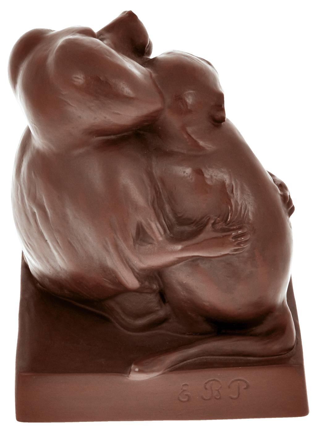 Einzelfigur Affengruppe Böttgersteinzeug H 10,5 cm | Meissen Böttgersteinzeug 000002 - 86199 - Meissen Weimar