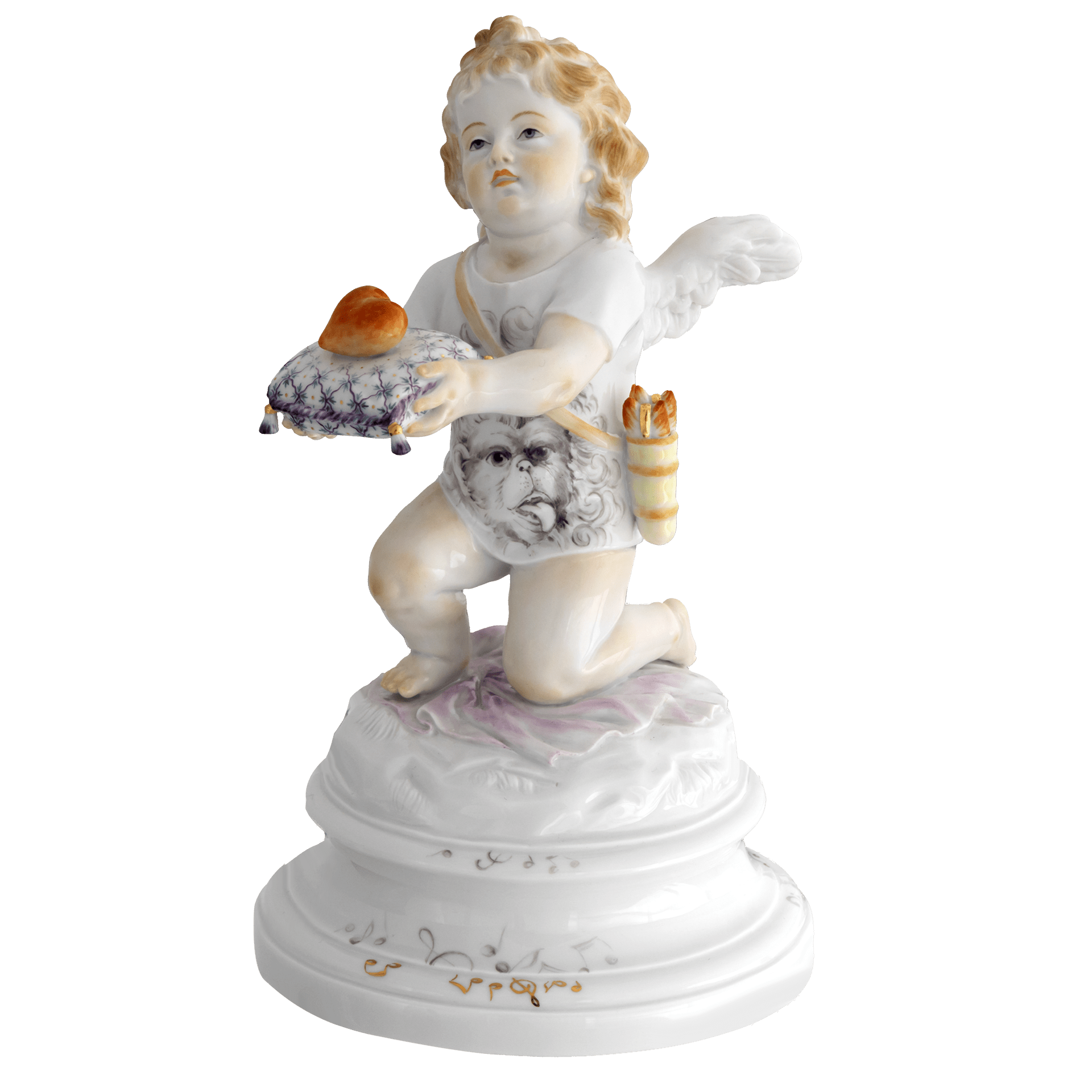 Einzelfigur Amor, Affen T-Shirt, H 17 cm | Meissen Figuren Individuell 90a462 - 70627 - Meissen Weimar
