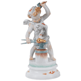 Einzelfigur Amor als Schmied, Ming-Drache, H 21 cm | Meissen Figuren-Edition Amoretten