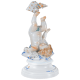 Einzelfigur Amor, Noble Blue, H 17,5 cm | Meissen No. 41 Noble Blue