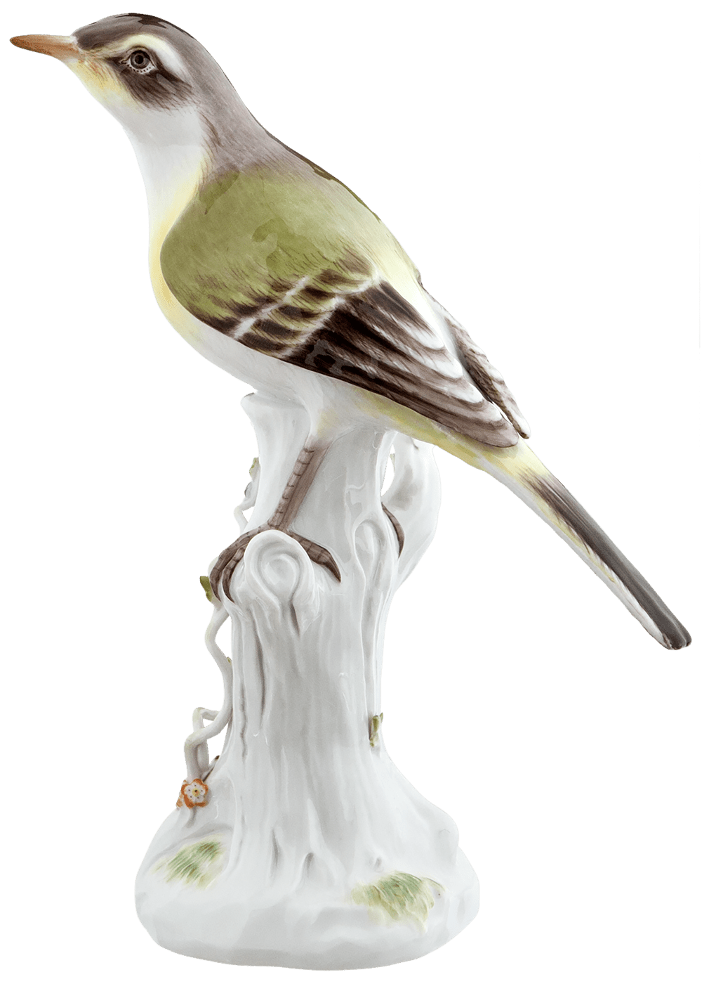Einzelfigur Bachstelze, Bunt staffiert, H 17 cm | Meissen Figuren Individuell 900100 - 77225 - Meissen Weimar