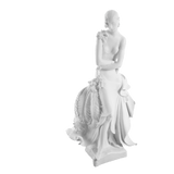 Einzelfigur, Biskuit Weiß, H 47 cm | Meissen Figuren Böttgersteinzeug