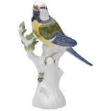 Einzelfigur Blaumeise, handbemalt, H 14 cm | Meissen Figuren Individuell