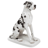 Einzelfigur Deutsche Dogge, Bunt staffiert, H 25 cm | Meissen Figuren Individuell