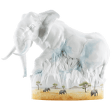 Einzelfigur Elefant Savanne H 33 cm | Meissen Figuren Individuell